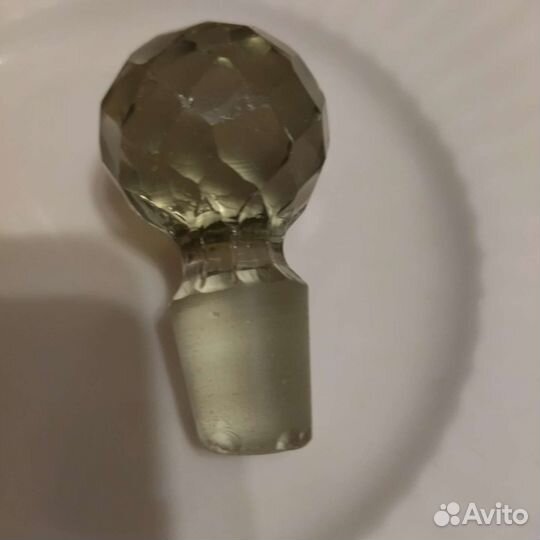 Хрустальная пробка 20-30 годы хх в