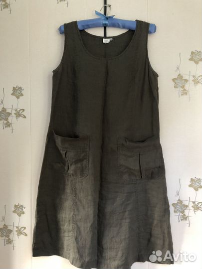 Платье лен 48-50