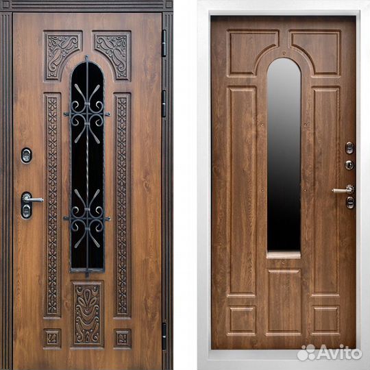 Входная дверь с терморазрывом Лацио wite Дуб