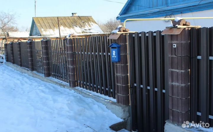 Забор из евроштакетника быстро