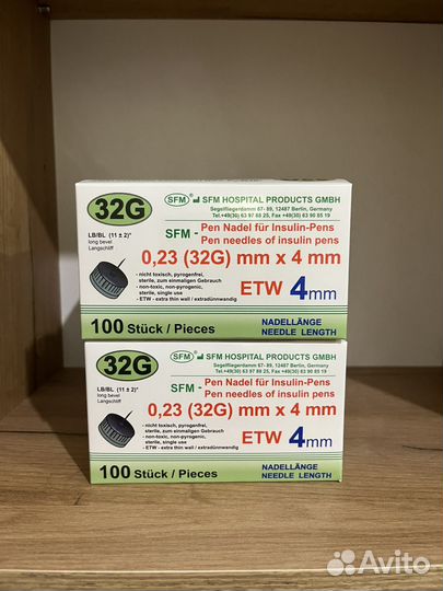 Иголки 4 мм SFM