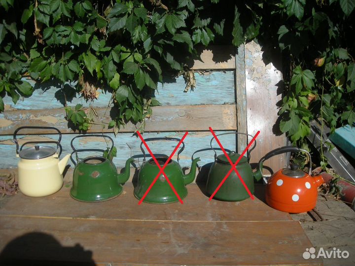 Чайники СССР алюминиевые эмалированные самовывоз