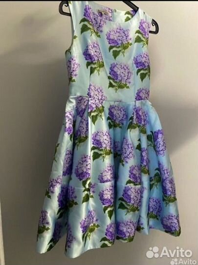 Платье праздничное для девочек в цветочек