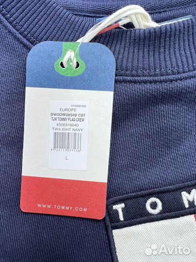 Xs; S; M; L Новый Tommy Jeans Свитшот