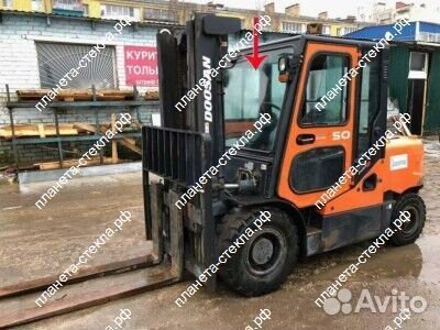 Стекло для вилочного погрузчика doosan D 50 SC-5