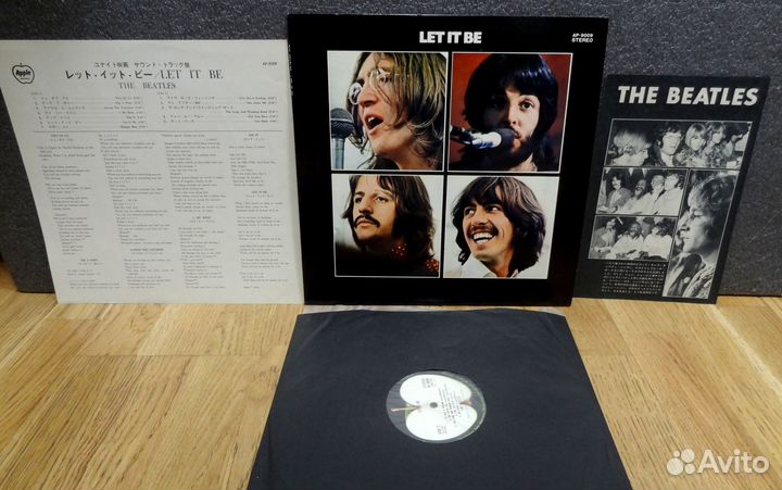 Beatles Let It Be Коробка Красный винил Japan rare