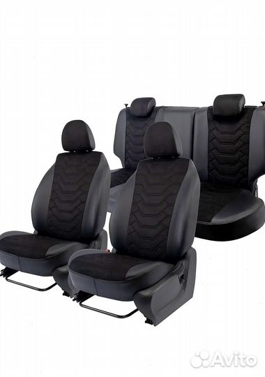 Авточехлы из экокожи Лада Веста