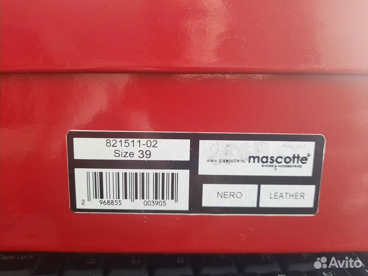 Ботинки женские mascotte 39