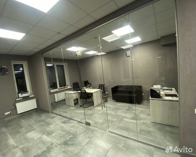 Стеклянные перегородки для офиса