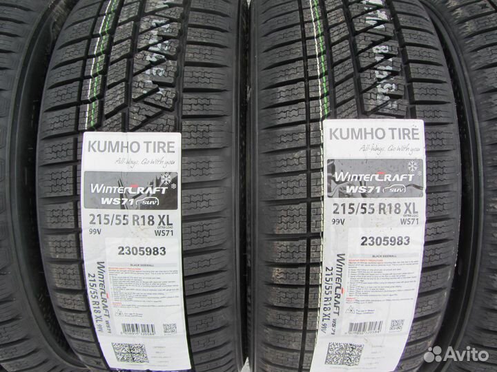 Kumho WinterCraft WS71 215/55 R18 99V