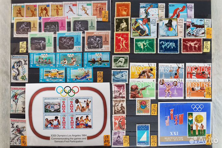 Марки. Спорт. Олимпийские игры Набор № 1