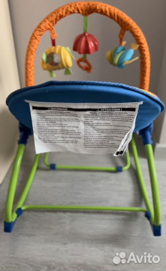 Шезлонг детский/электрокачель Fisher Price