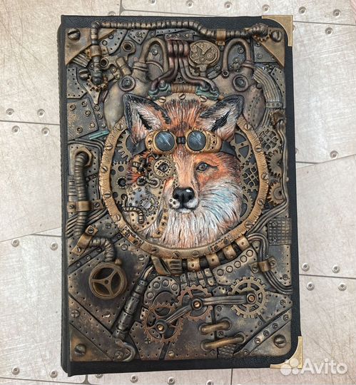 Блокнот Стимпанк ручная работа