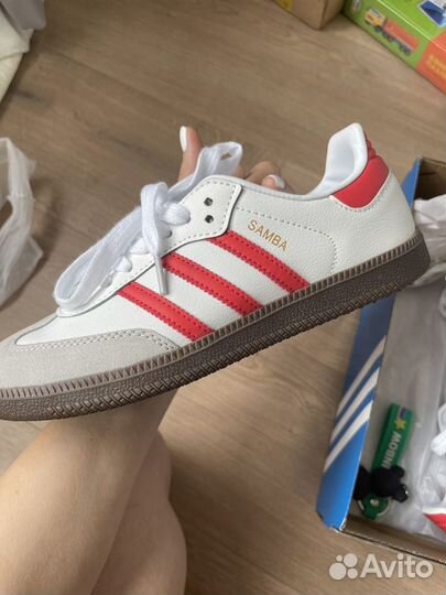 Кроссовки кеды adidas samba 38