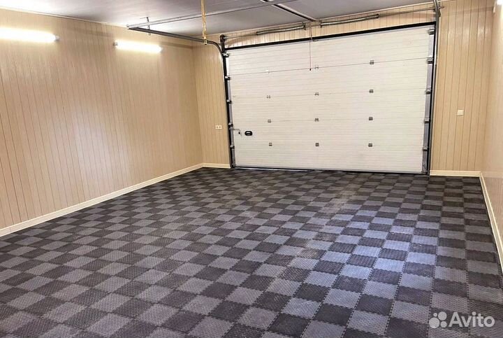 Модульная плитка пвх для гаража