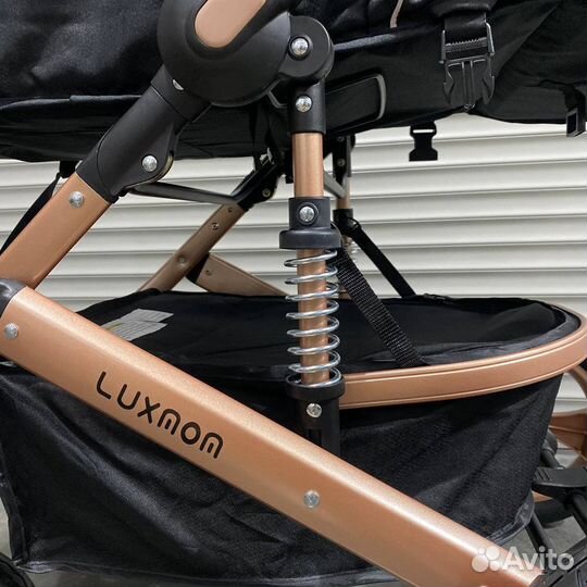 Новая коляска 3в1 luxmom 518 черный