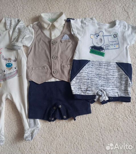 Пакет одежды для малыша от3х до 12мес. 60-68см