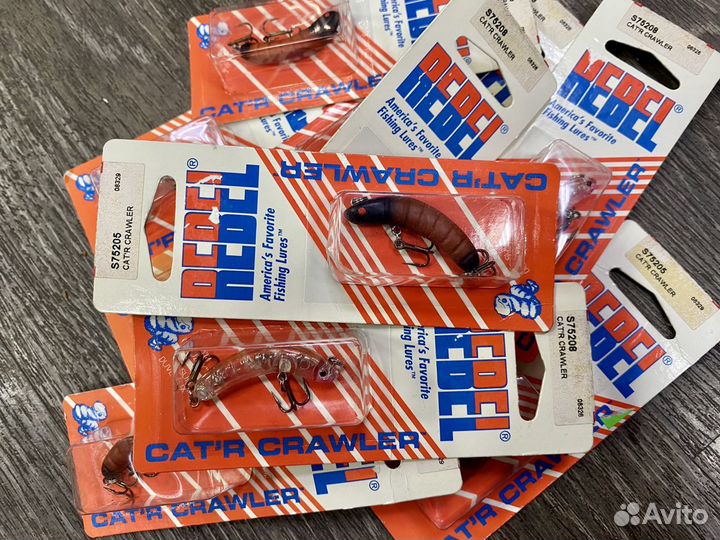 Воблер Rebel Catr Crawler 40mm имитация гусеницы