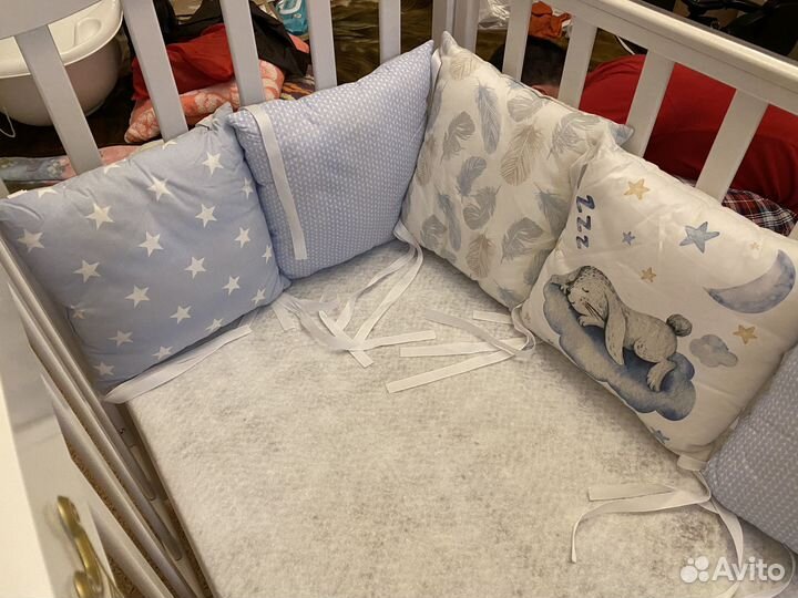 Бортики в детскую кроватку