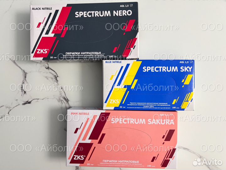 Нитриловые одноразовые перчатки ZKS S&K Benovy