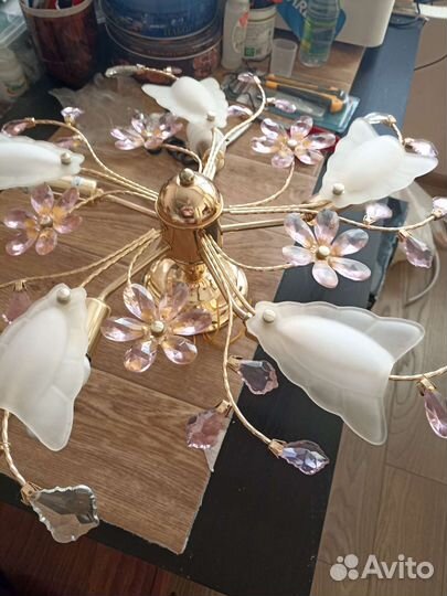 Люстра потолочная бу