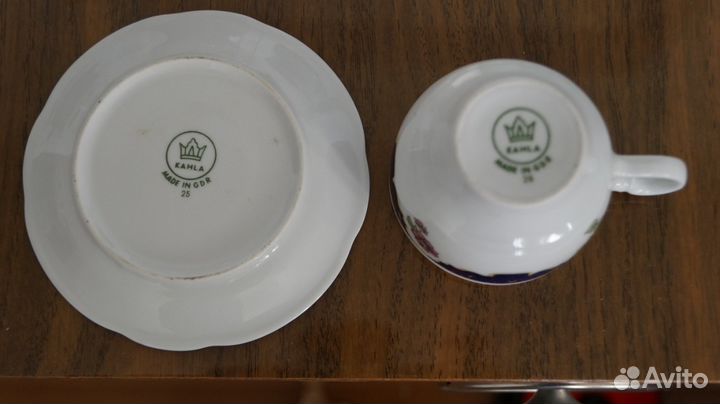 Кофейный сервиз фарфор kahla гдр