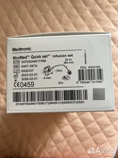 Инфузионный набор medtronic minimed quick-set