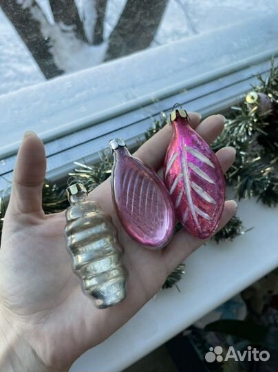 Елочные игрушки СССР