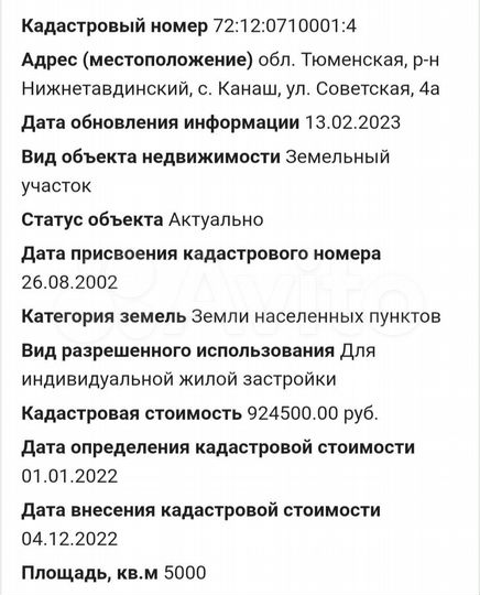 Участок 50 сот. (ИЖС)