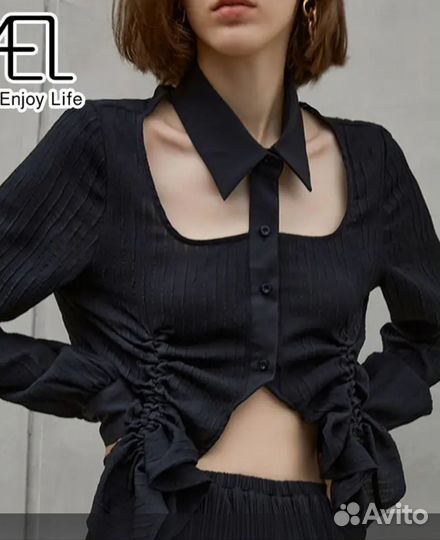 Блузка рубашка женская