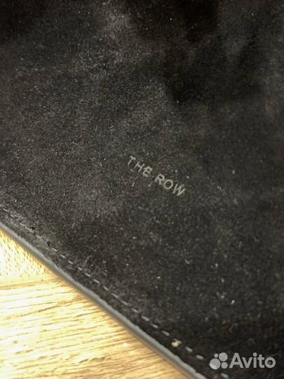 Сумка The row Margaux 17 черная замша