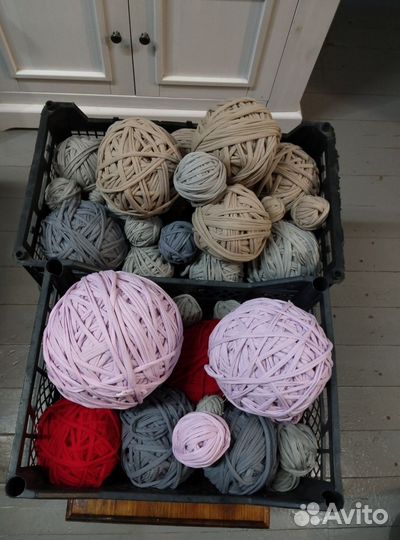 Трикотажная пряжа 8,4кг пакетом