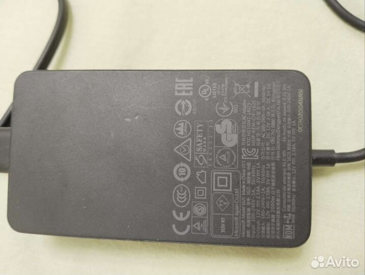 Блок питания для Microsoft Surface 12V 2.58A