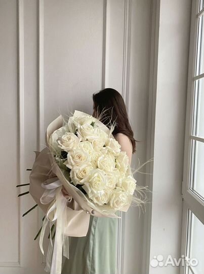 Восхитительный букет из роз на День рождения