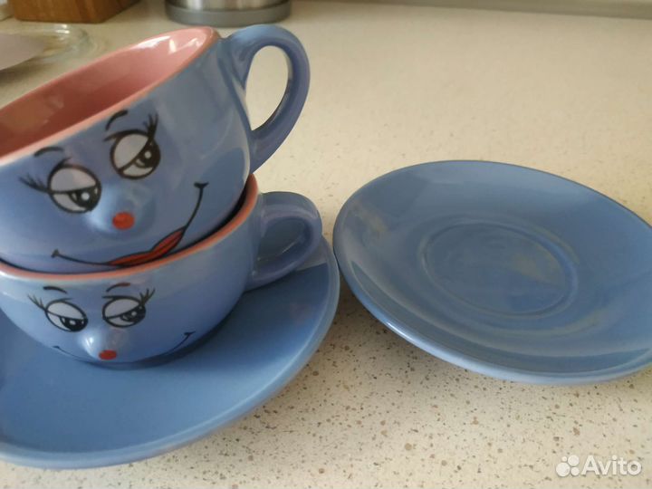 Набор чашек с блюдцем (2 шт)