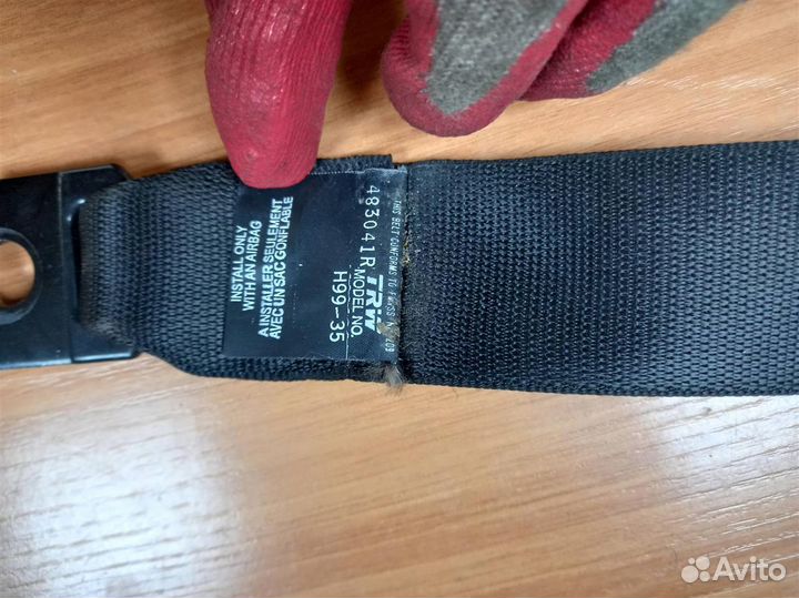 Ремень безопасности передний левый mercedes-benz