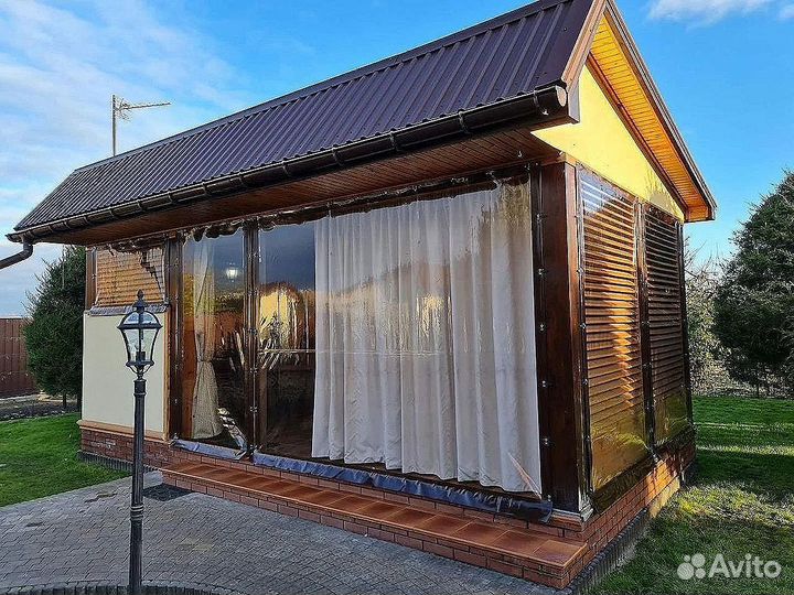 Шторы пвх для беседки