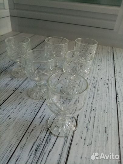 Хрустальные рюмки СССР