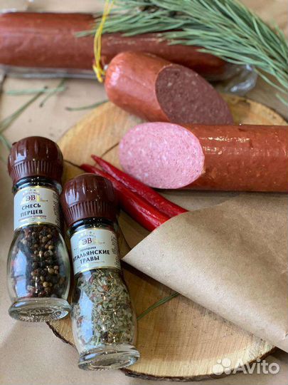 Колбаса из мяса лося Без гмо