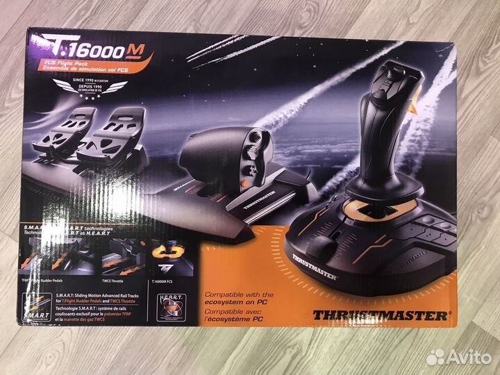Джойстик Thrustmaster T-16000M FCS Flight pack