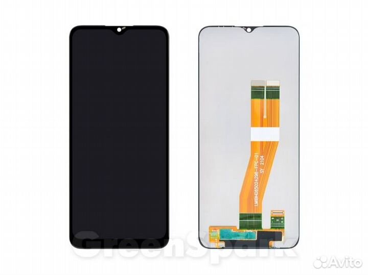 Дисплей для Samsung A025F Galaxy A02s +тач черный