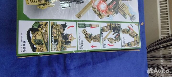 Конструктор Lego аналог, танк-тоансформер