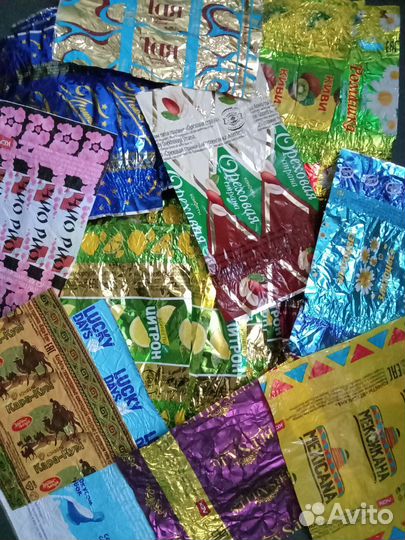 Фантики и обертки для творчества
