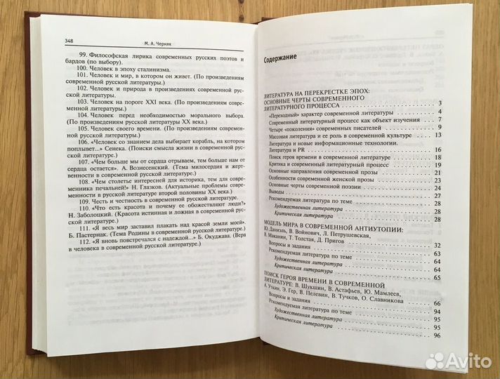 Современная русская литература, М.А. Черняк