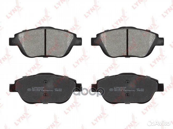 Колодки тормозные дисковые перед BD6124 LYN