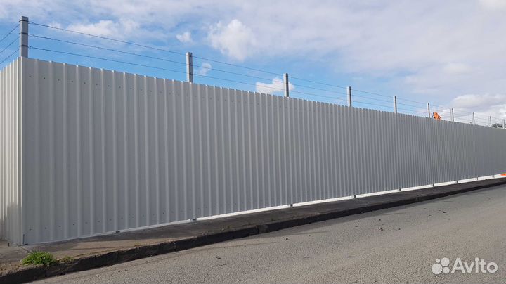 Забор из профнастила