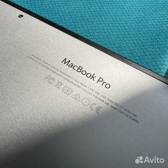 Apple MacBook Pro 15 Retina A1398 (512GB SSD)