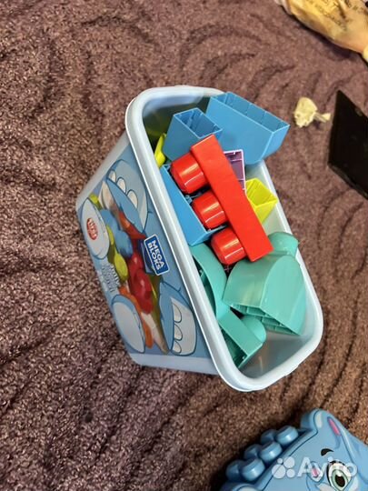 Lego duplo, пиццерия и mega blocks