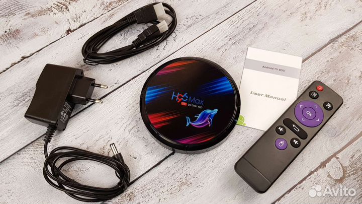 H96 max X3/ прошитая TV приставка + аэромышь