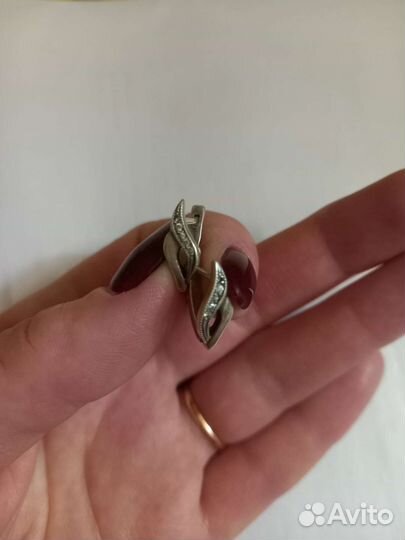Серебряные серьги